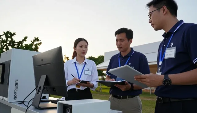 从户外场地看内容包括设备应用效果